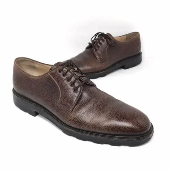 Ferragamo pebble calf derbys Men main image 2